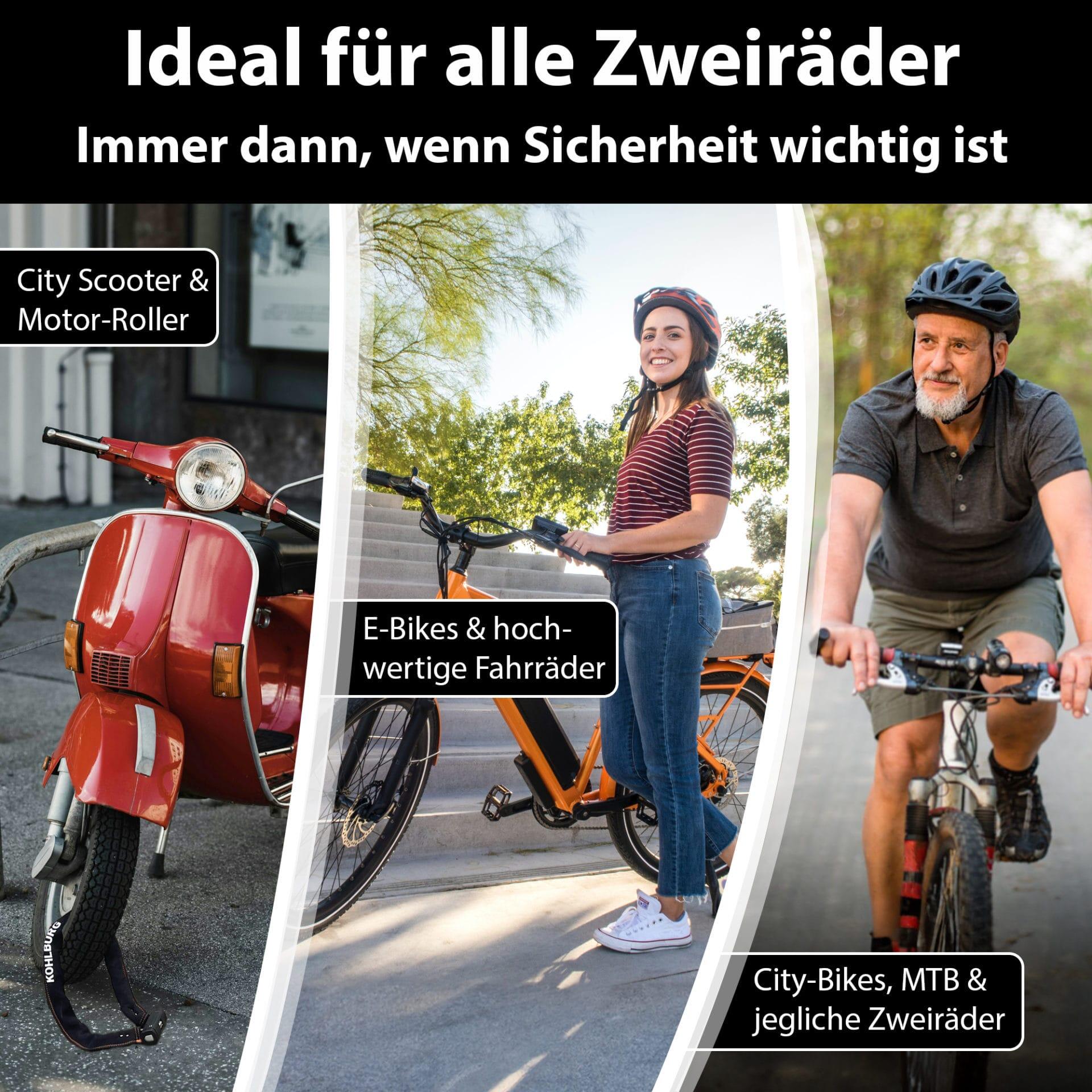 Massives Kettenschloss Zahlenschloss mit höchster Sicherheit [Sold Secure GOLD] 5/7