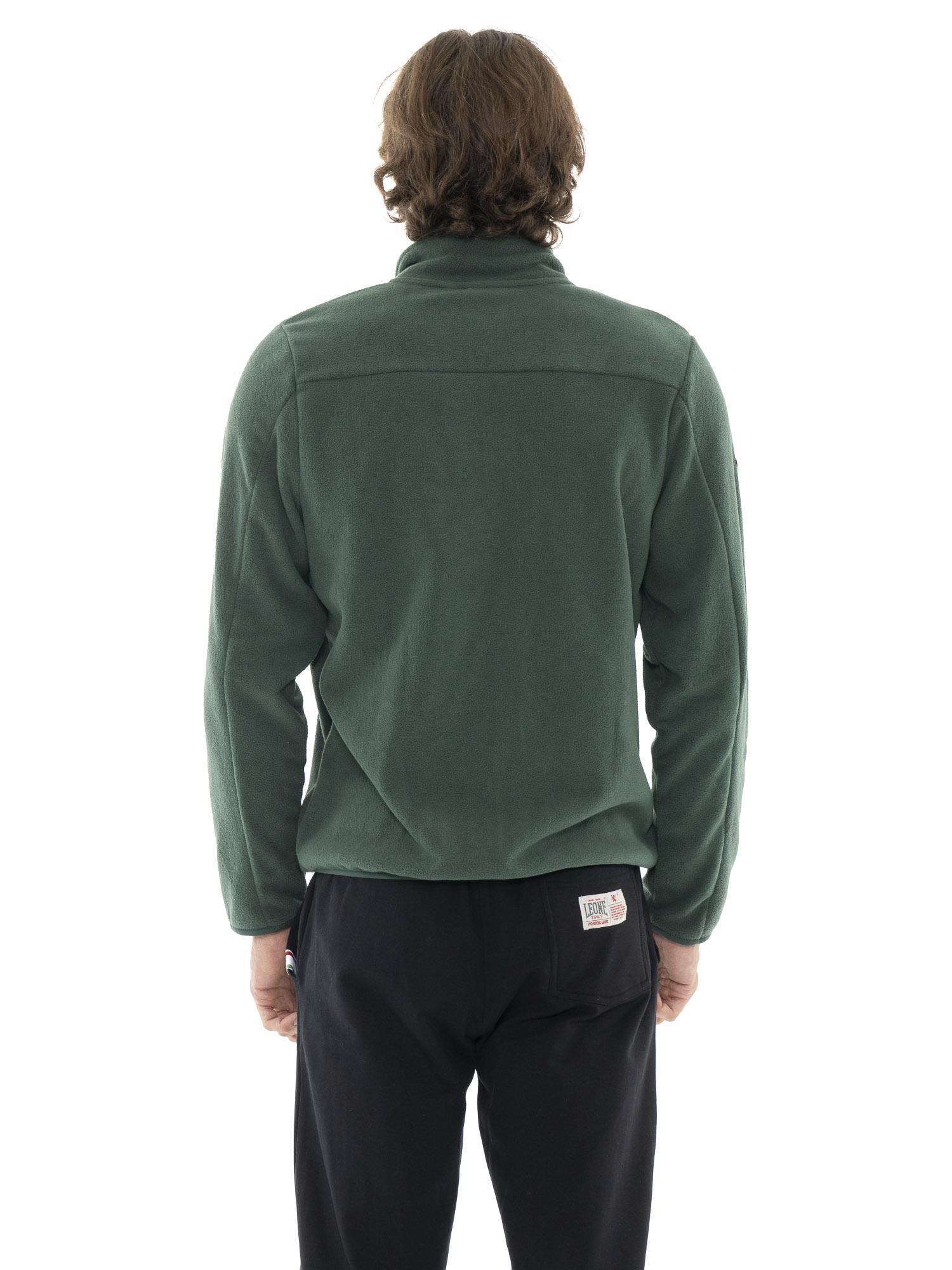 Herensweater van microfleece met kraag en ritssluiting "Basic" 4/6