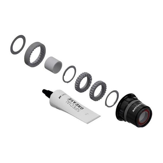 DT Swiss Umrüstkit HR-Nabe Alu, 3 Pawl in Ratchet LN, Sram XDR Road