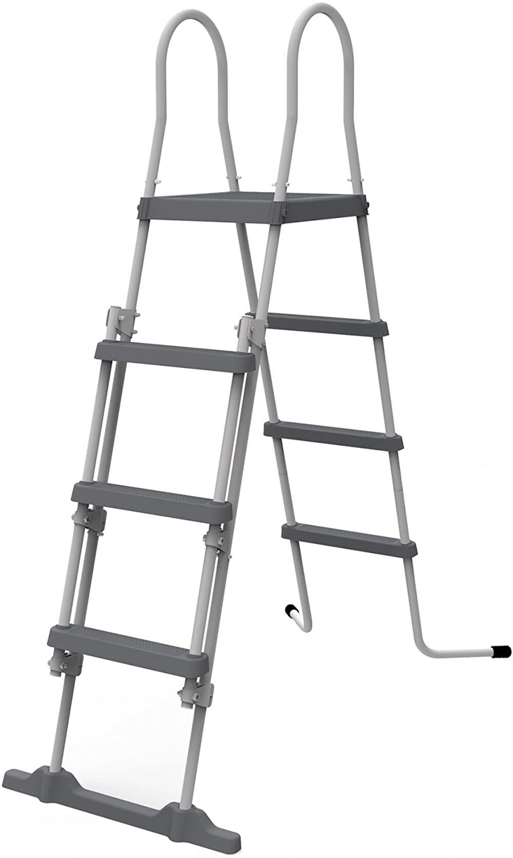 Frame Pool Komplettset 549x305x122cm grau mit Filterpumpe & Sicherheitsleiter 6/9