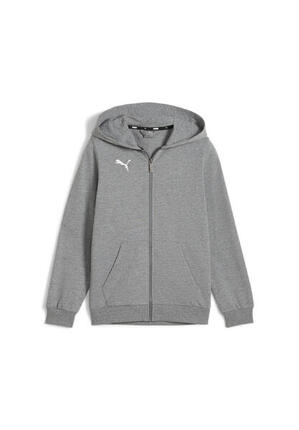 PUMA Kinder teamGOAL Casuals Hooded Jacket Jr Kapuzenjacke 658596 33 grau
