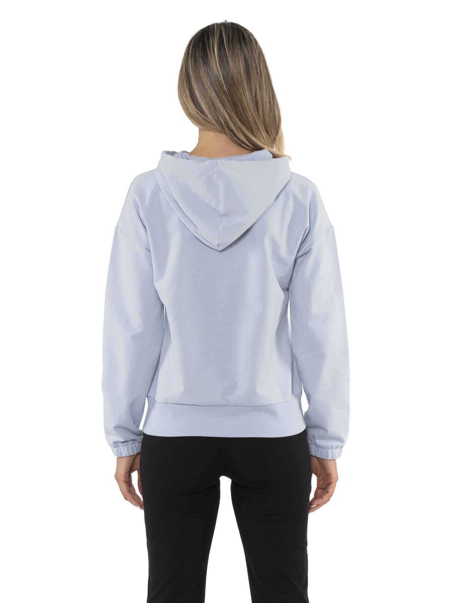 Moletom feminino com capuz de inverno "Never Without" 4/7