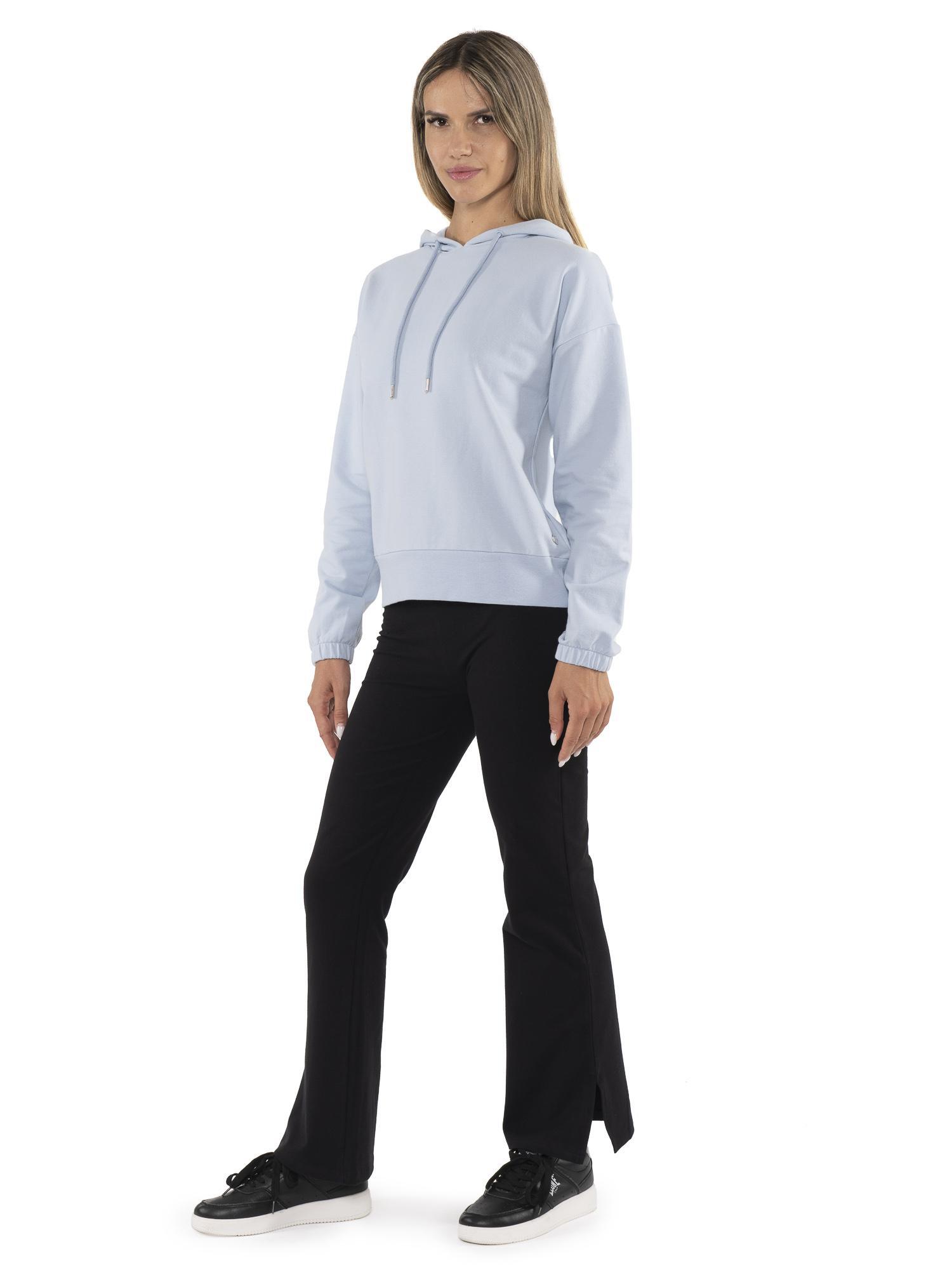 Bluza z bawełna z kaptur na co dzień na siłownię