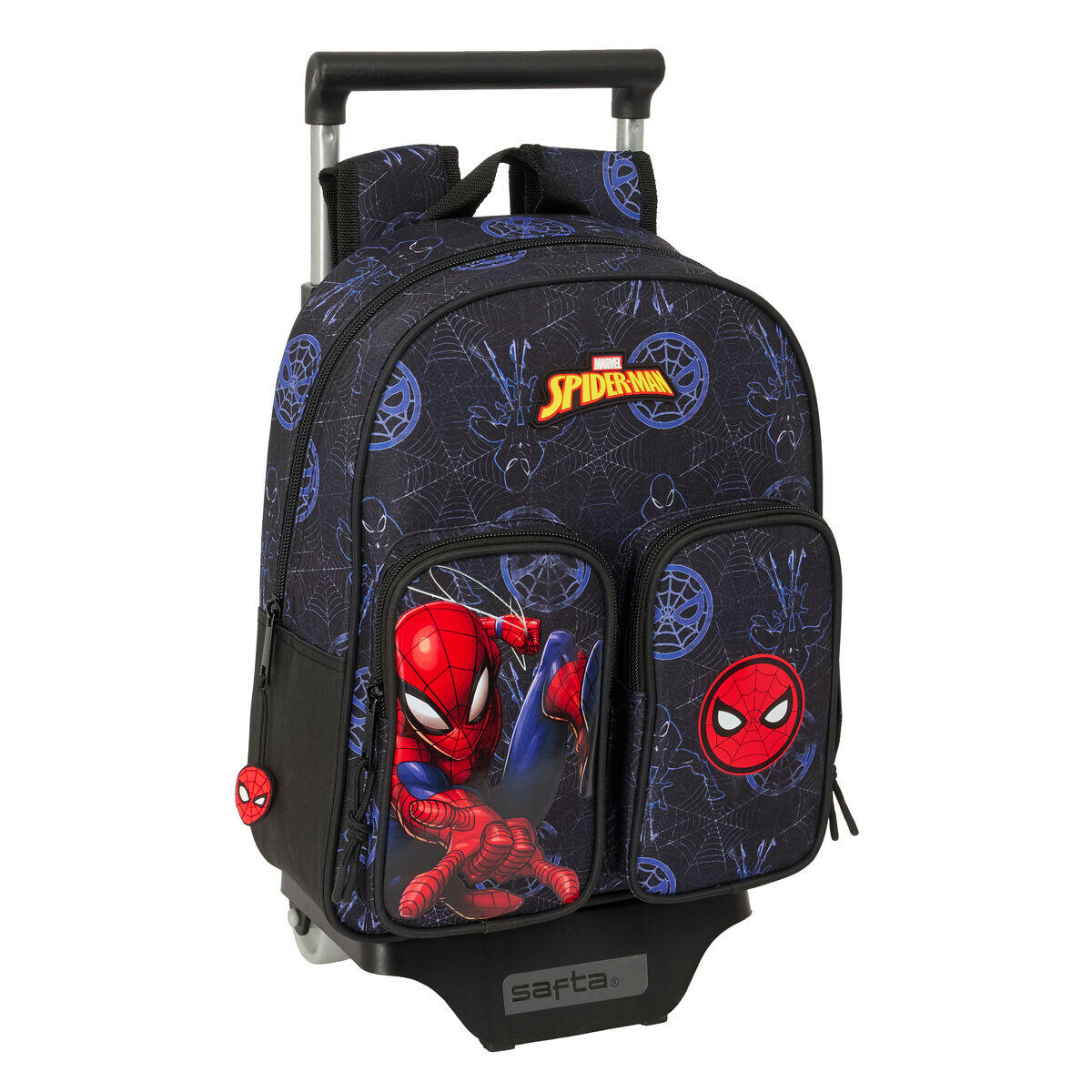 Spiderman - Cartable À Roulettes Spider-man Attack Noir - Sac À Dos - Noir - Taille Unique - Decathlon