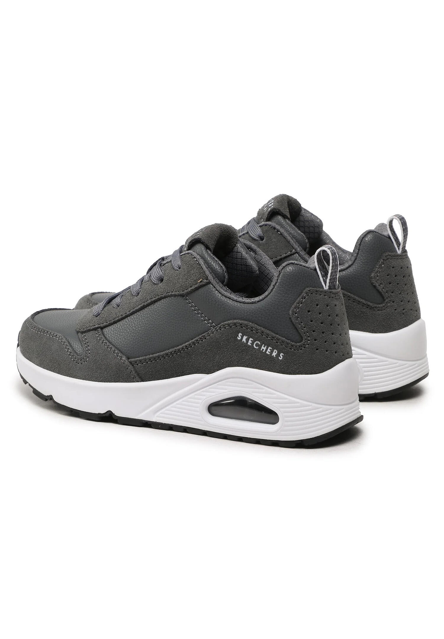 Skechers Kinder UNO STACRE Mädchen Sneaker 403677L CHAR Grau 4/5