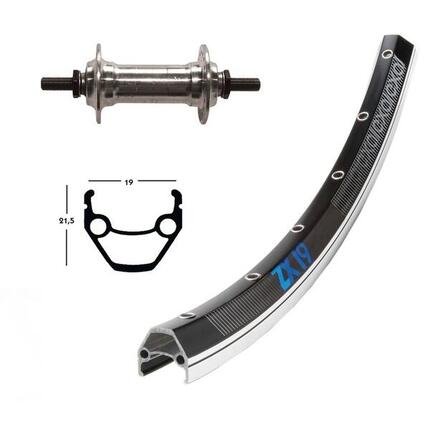 Roue de vélo avant 36 trous axe avec vis Exal Winora 100