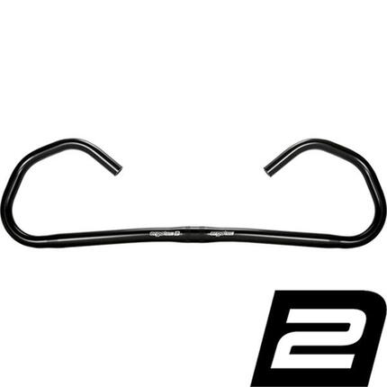 Ergotec multifunctie stuur "hornbar comfort" multif.bar comfort alu black