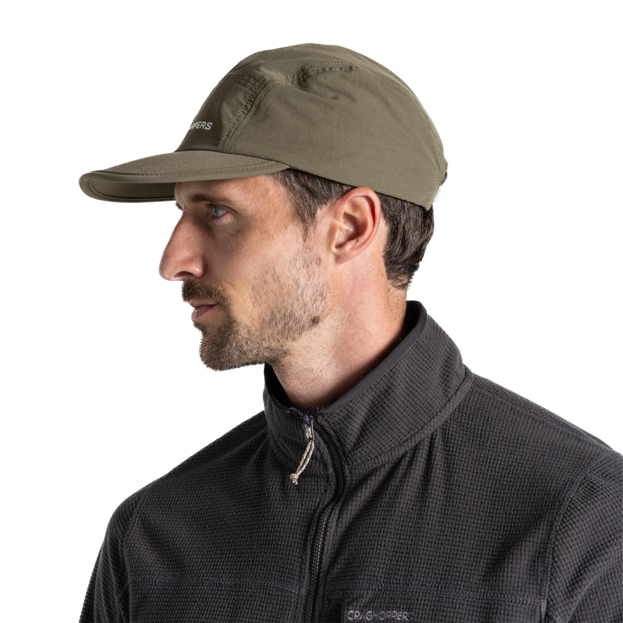 Cappellino Da Baseball Adulto Unisex Craghoppers Multi Active II Olivo Selvatico 3/4