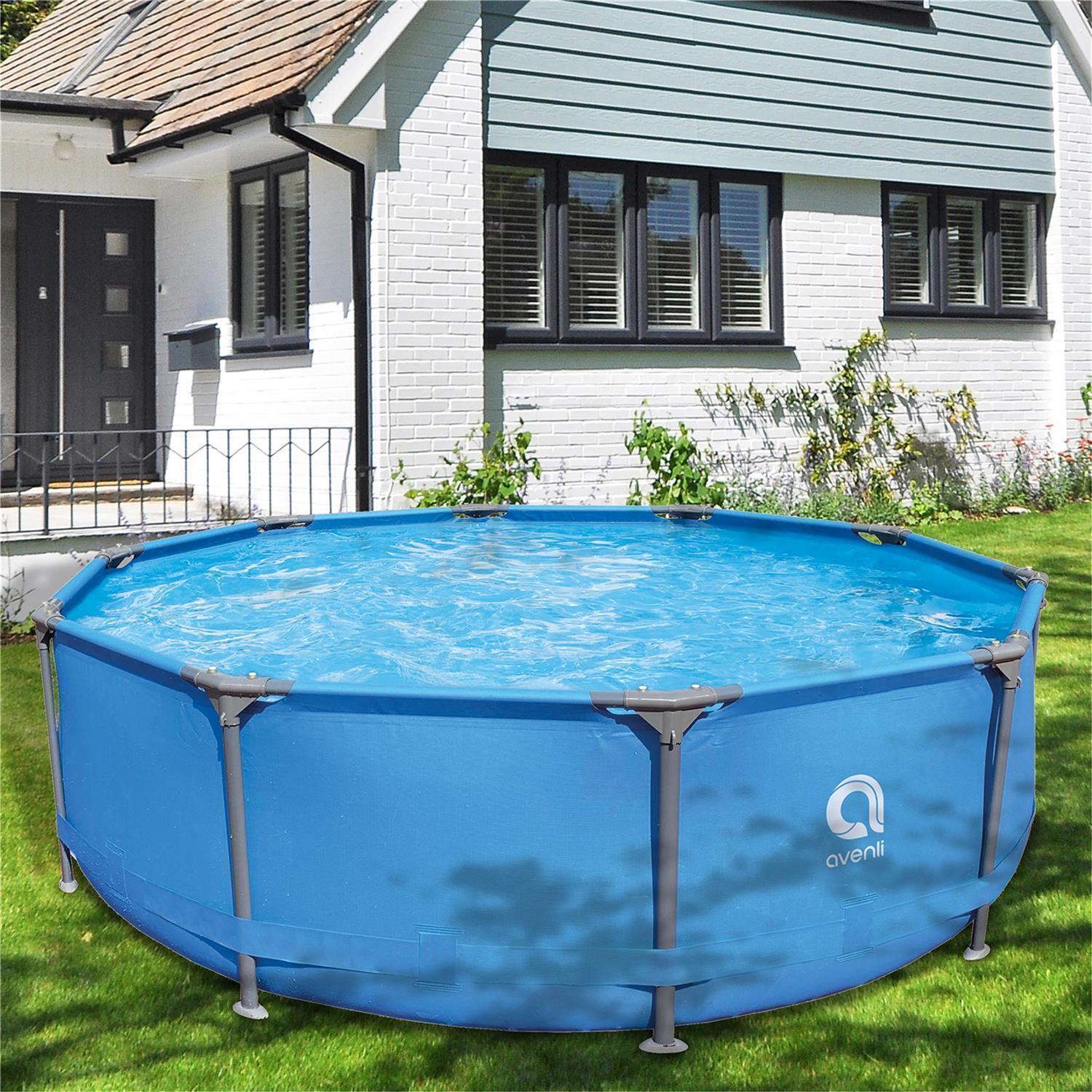 Frame Pool Ersatzpool rund 305x76 cm blau ohne Filterpumpe 2/4