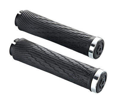 Impugnature Sram Xx1 Lockrings Et Grips 100 Et 120Mm Silver