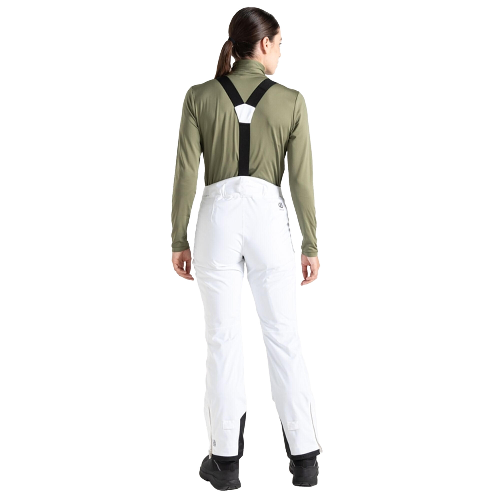Womens/Ladies Diminish Insulated Ski Trousers (Ebony Grey) 2/3