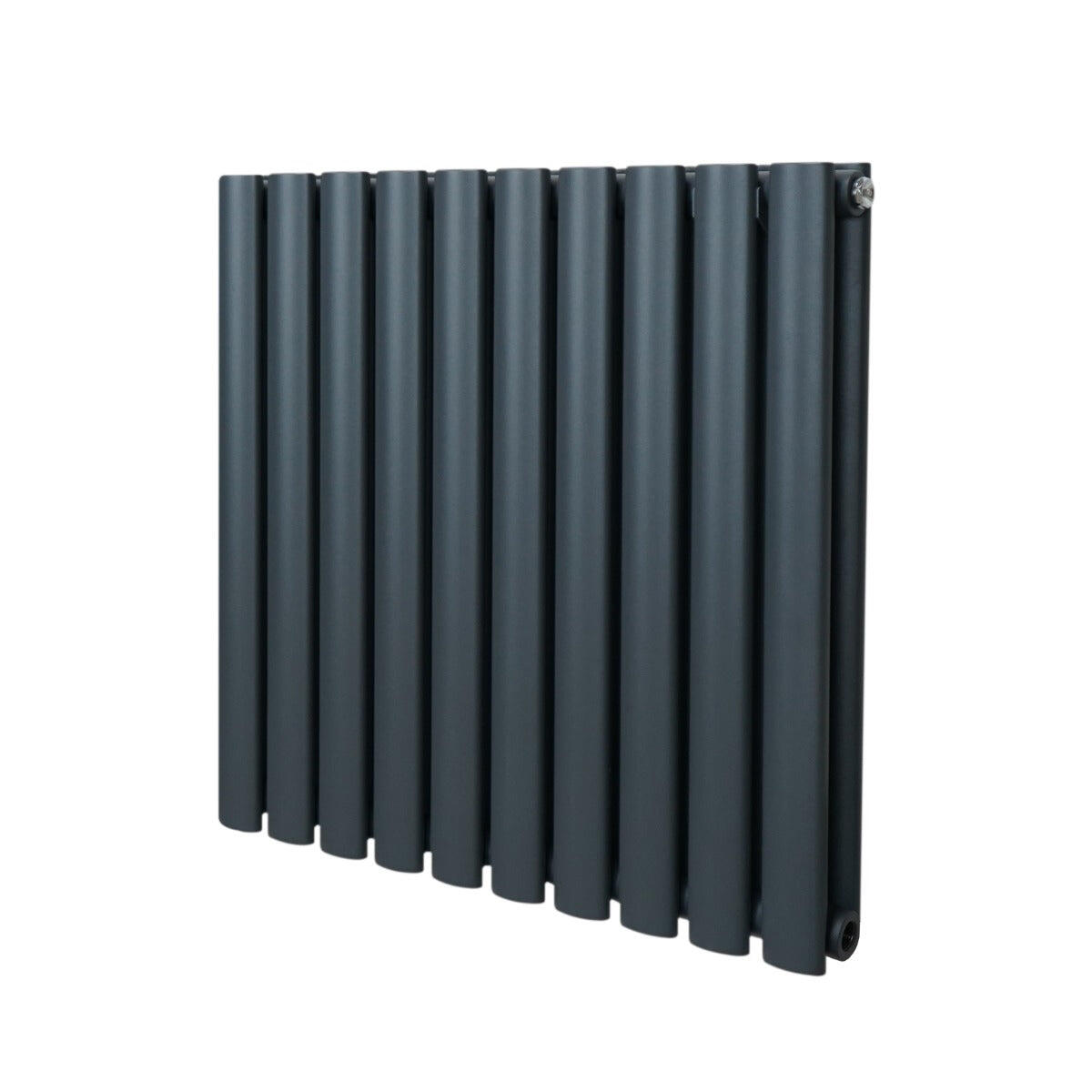 MONSTER Oval Column Radiator – 600mm x 600mm - Anthracite Grey