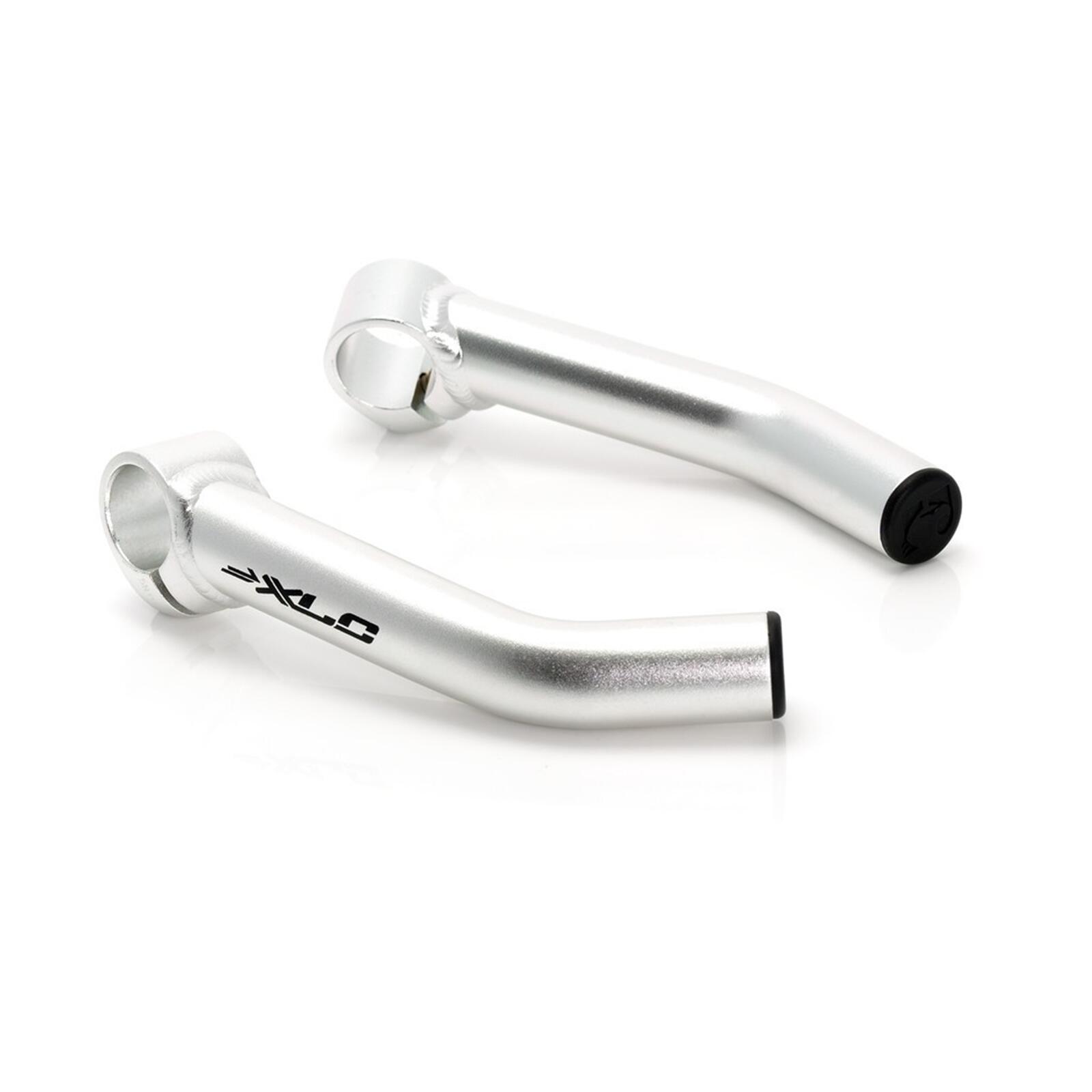XLC XLC Bar-Ends gebogen BE-A01 140mm, silber/matt