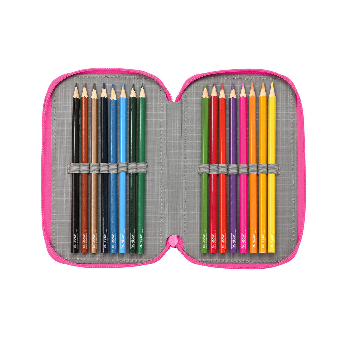 Pochette à crayons triple Rainbow High Shine 2/5