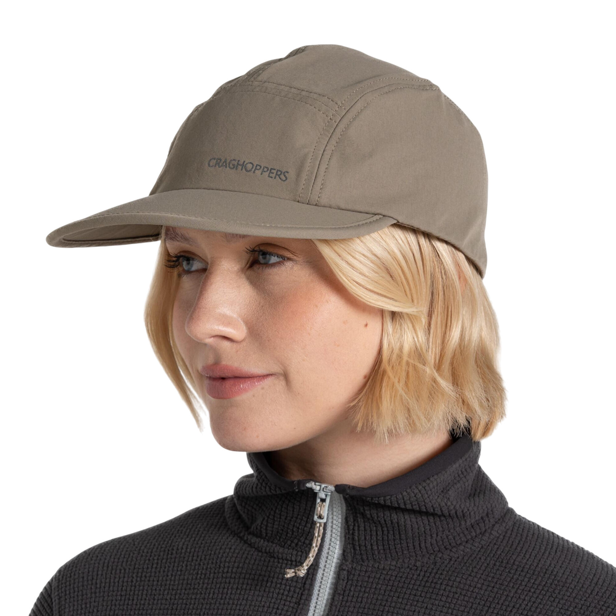 Gorra Multi Active II de Nosilife para Adultos Unisex Piedra 3/4