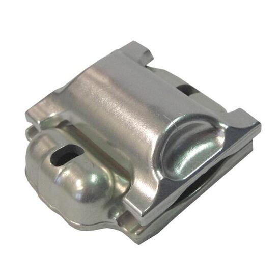 Thomson Obere & untere Klemmplatte silber für Elite u. Masterpiece