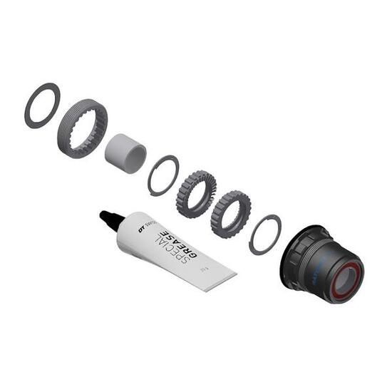 DT Swiss Umrüstkit HR-Nabe Stahl, 3 Pawl in Ratchet LN, Sram XD,36T