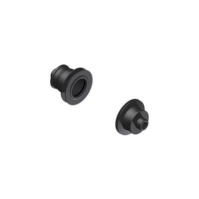 Dt swiss ombouwset voornaaf 100/5 mm qr rocl dbcl zwart mat