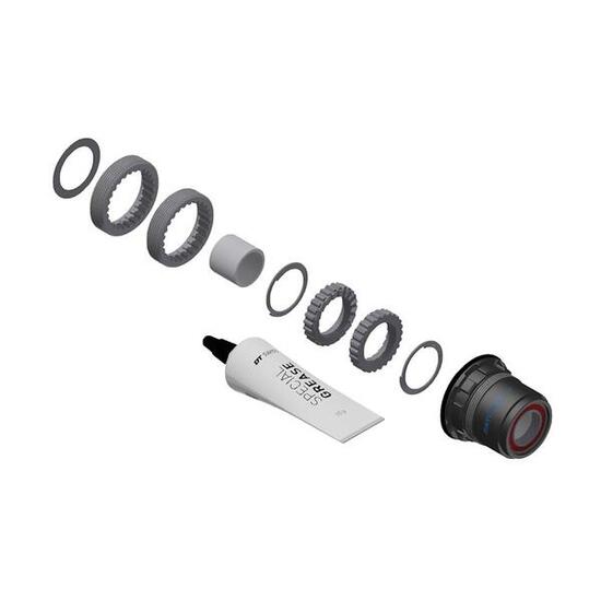 DT Swiss Umrüstkit HR-Nabe Stahl, 3 Pawl in Ratchet LN, Sram XD