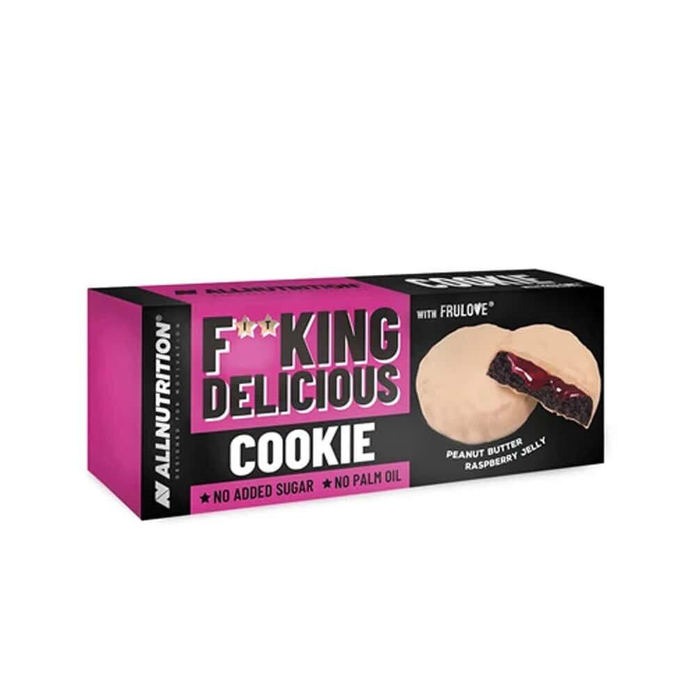 ALLNUTRITION Biscotti Proteici - Biscotto Fitking (128 G) - Raspberry Peanut Butter