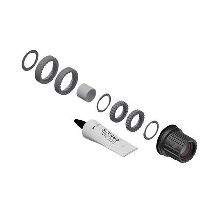 DT Swiss Umrüstkit HR-Nabe Stahl, 3 Pawl in Ratchet LN, Shimano MS