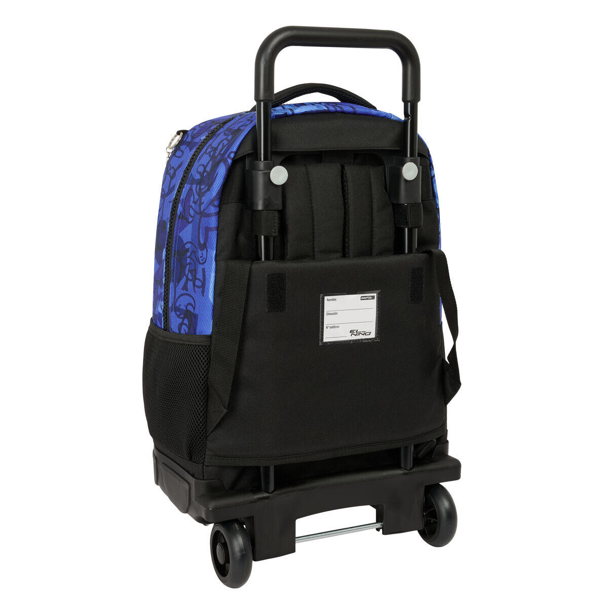 Schulrucksack mit Rädern El Niño Roller Blau 2/3