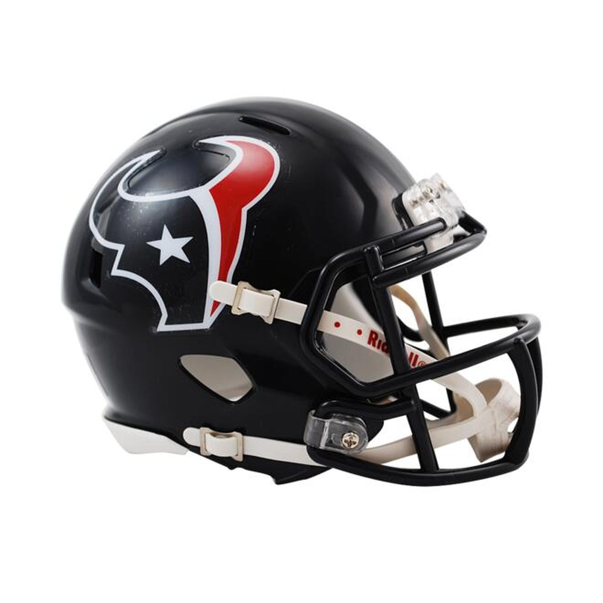 Riddell - Riddell Speed Mini Casque Club Texans - Ballon De Foot Américain - Blanc|multicolore|noir - Taille Unique - Decathlon