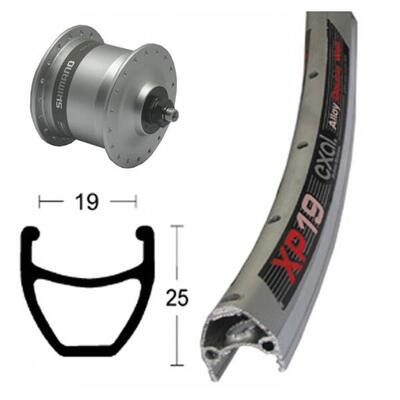 Ruota anteriore Exal MOY DYN. DH3N31 QR 36T XP-19