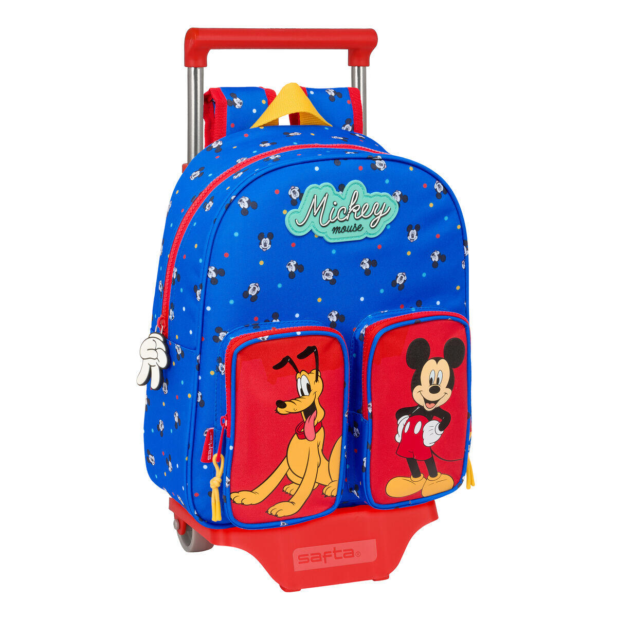 Cartable à roulettes Mickey Mouse Clubhouse Good day Bleu 1/3