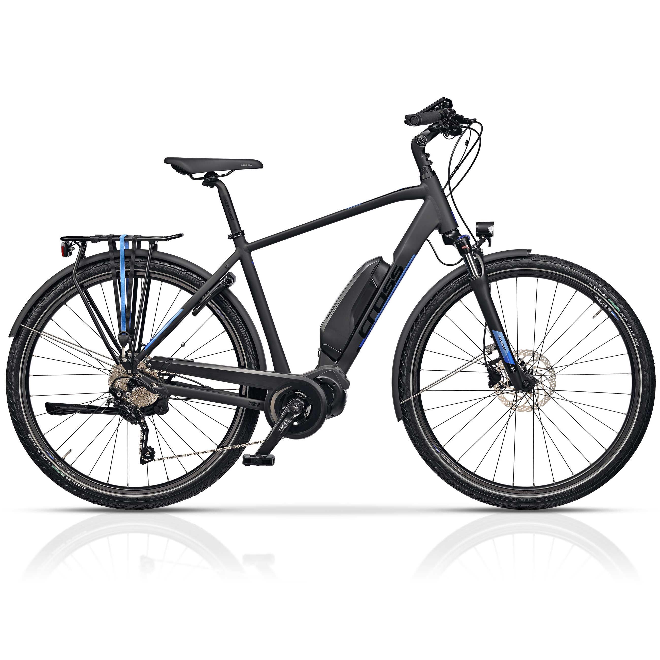 Airtracks - 28" Homme Vélo Électrique Trekking V-tron Shimano Steps E-6100 504wh 10 Vitesses - Vélo De Voyage - Noir - 56 Cm - Decathlon