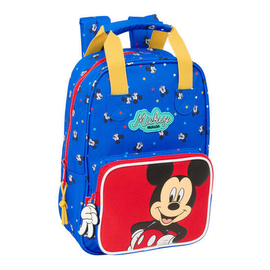 Mochila Escolar Mickey Mouse Clubhouse Good day Azul