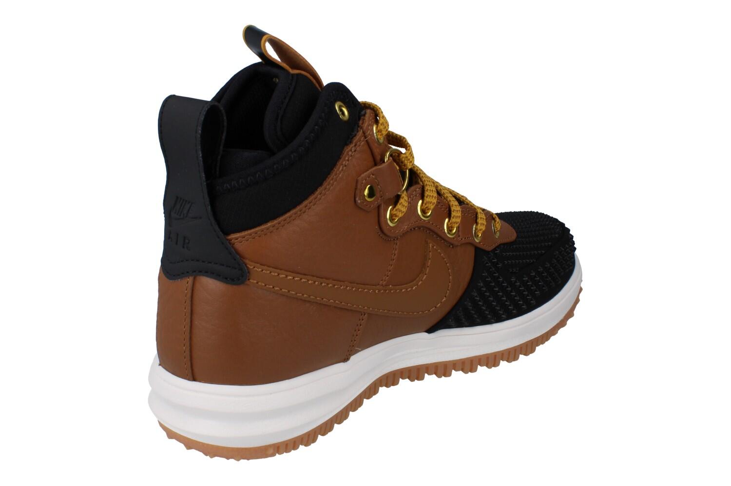 Nike Lunar Force 1 High Duckboot Ale Brown Black 3/5