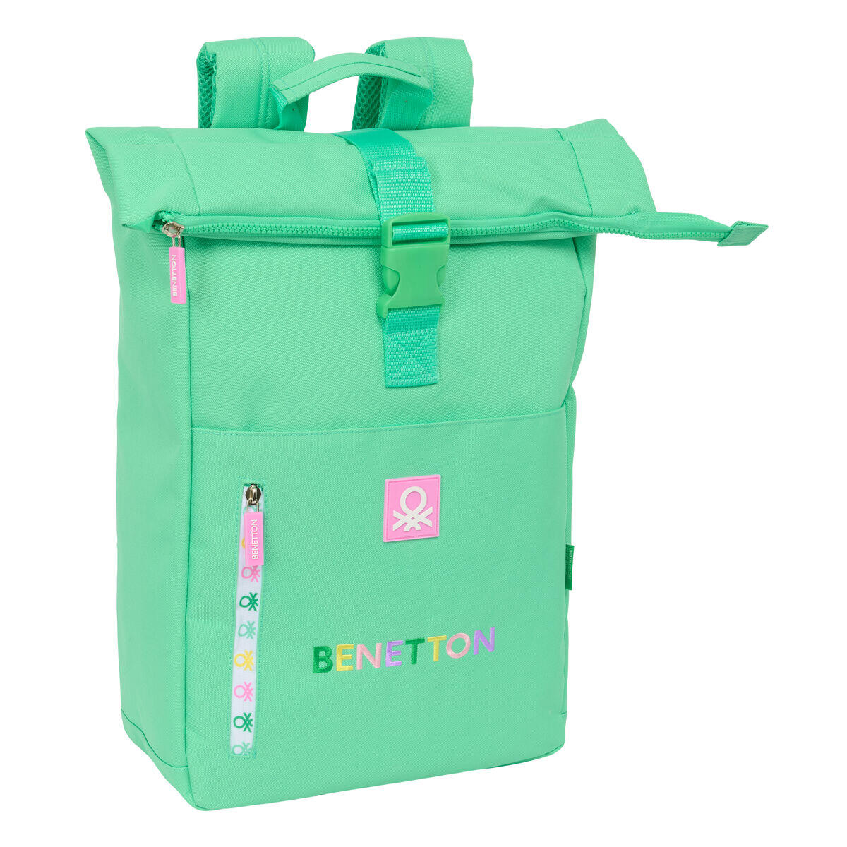 BENETTON Mochila Casual Benetton Mint Verde