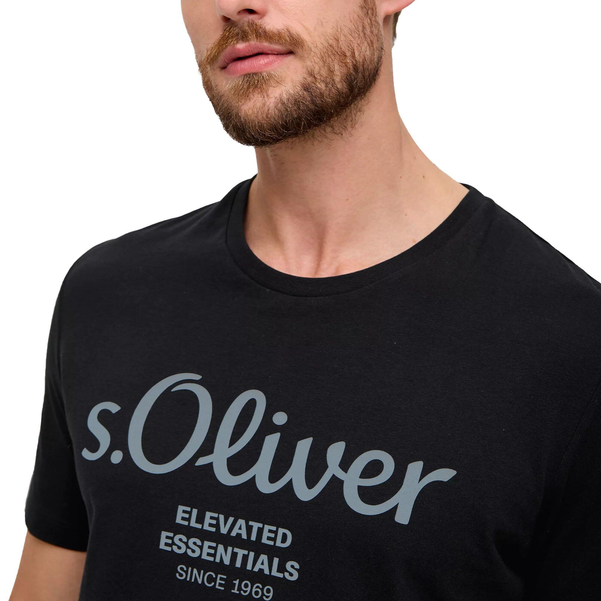 T-Shirt Herren 1er Pack Bequem sitzend-Logo T-Shirt 5/5