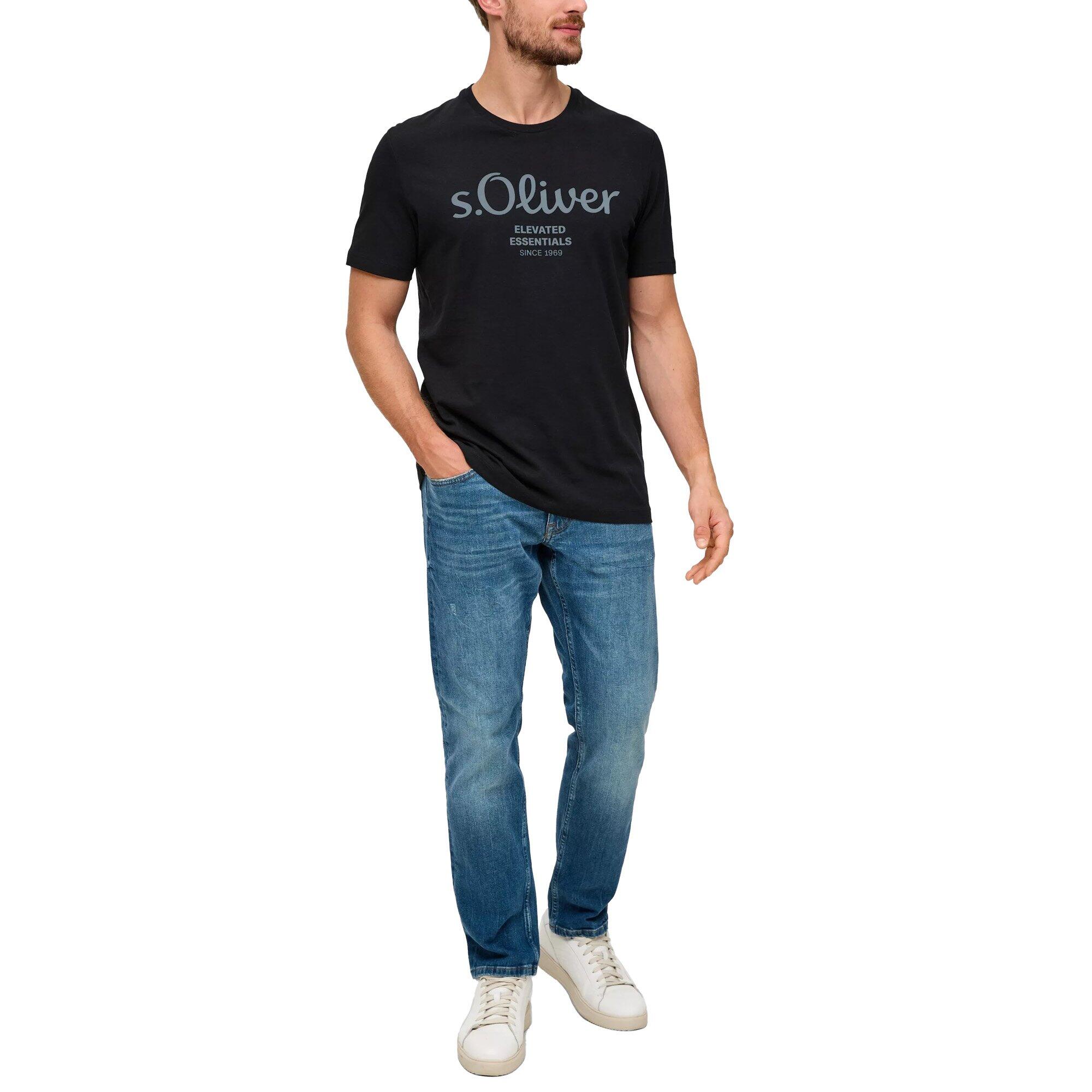 T-Shirt Herren 1er Pack Bequem sitzend-Logo T-Shirt 3/5