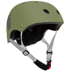 Casque de vélo pour enfants, vert armée, 52-56 cm