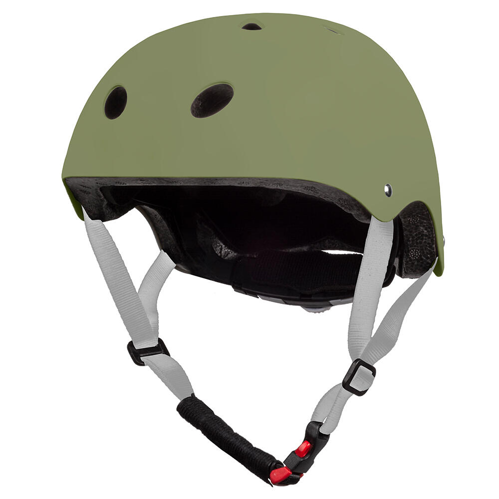 Casque de vélo pour enfants, vert armée, 52-56 cm 3/5
