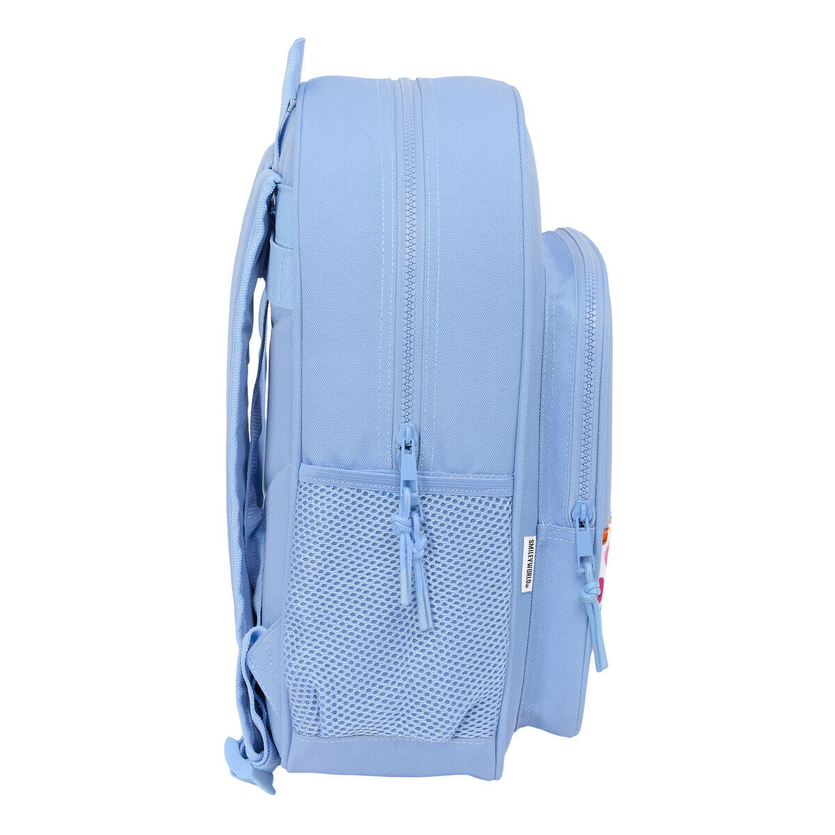 Mochila Escolar Smiley Joyful Azul 3/3