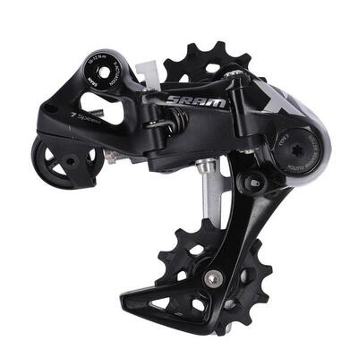 Mountainbike achterderailleur sram dérailleur ar xo1 dh 7v chape moyenne noir a3