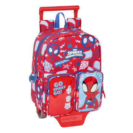 Cartable à roulettes Spider-Man Rescue Bleu
