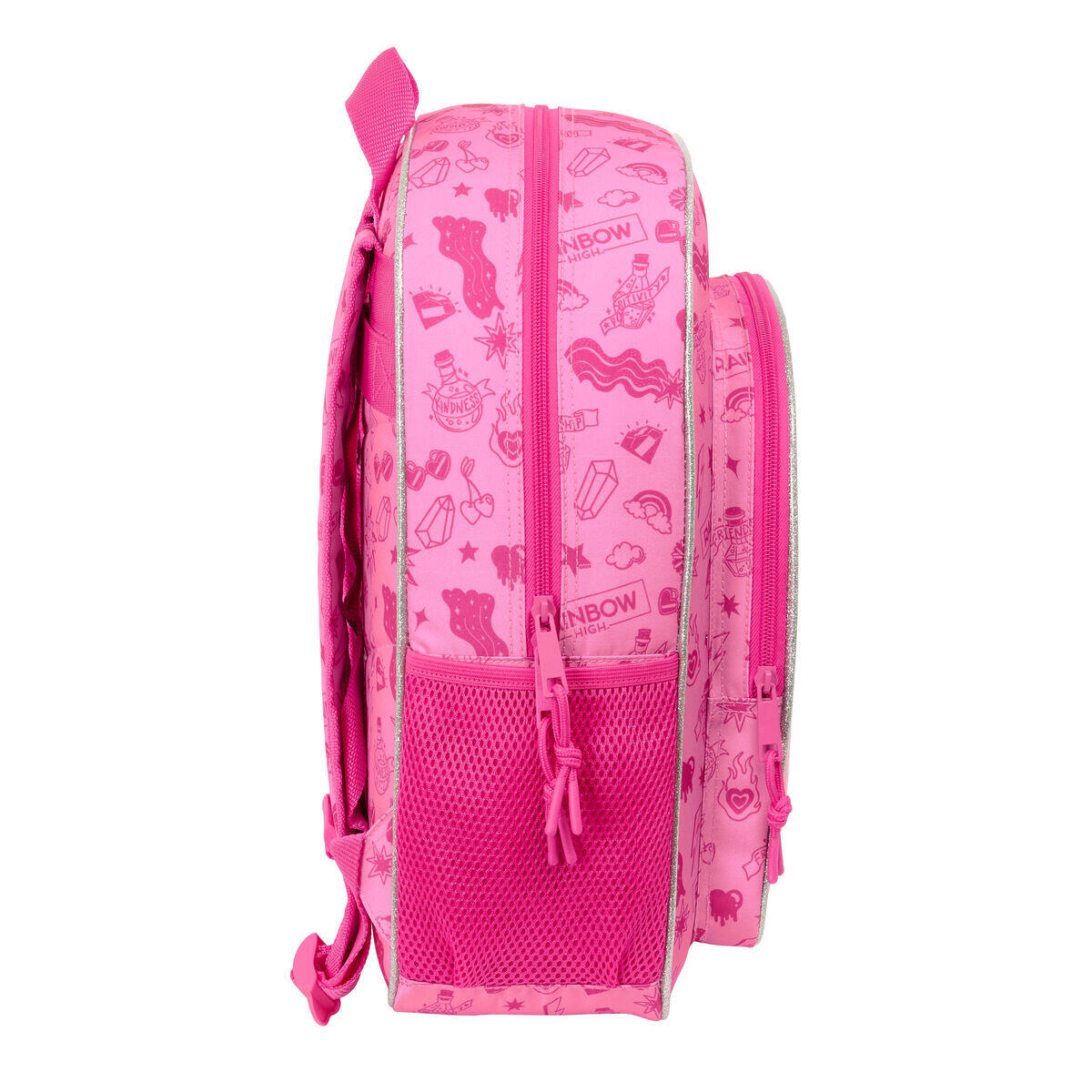 Zaino Scuola Rainbow High Shine Multicolore 2/3