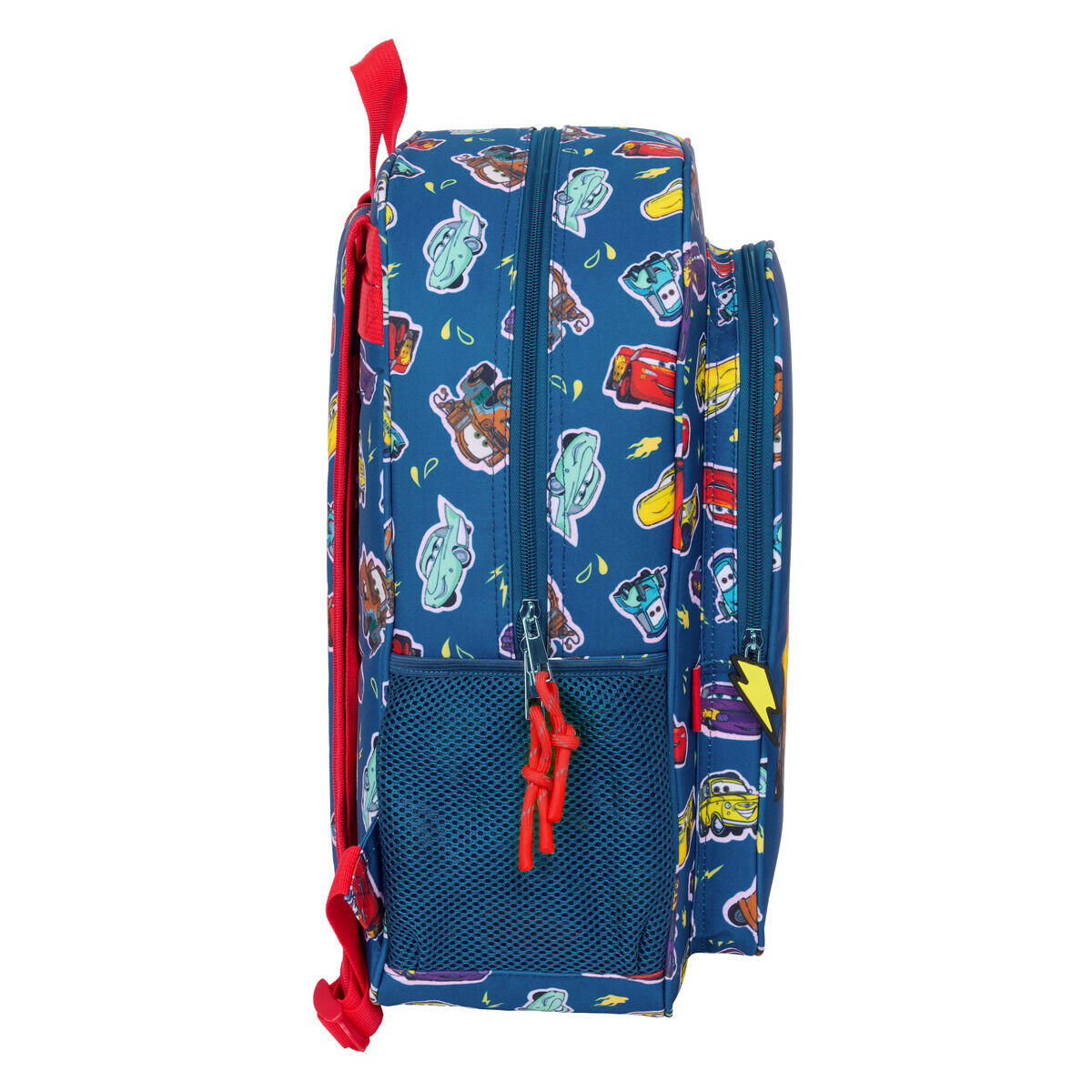 Zaino Scuola Cars Racing Blu Marino 3/3