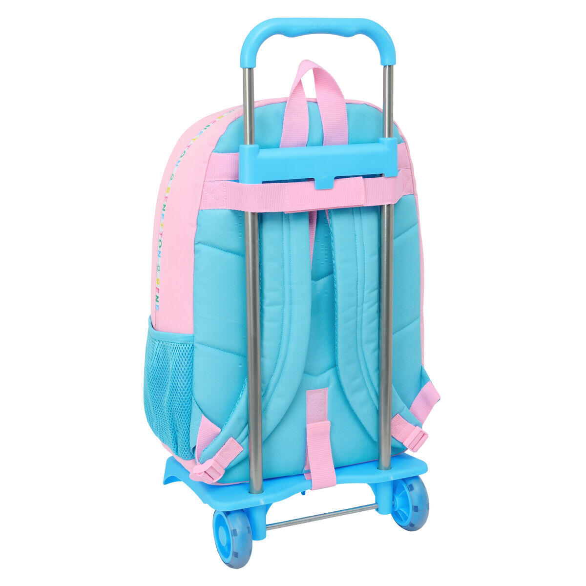 Cartable à roulettes Benetton Unique Rose 2/3