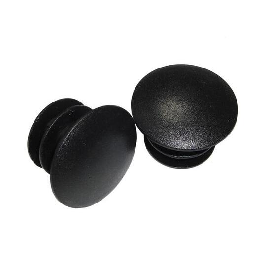 Bouchons de guidon pour Ergotec-Vario/AHS noir à enfoncer, par paire