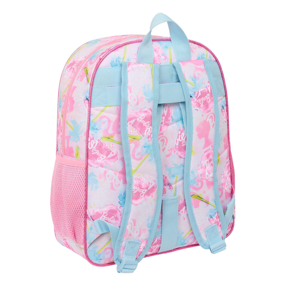 Mochila Escolar Barbie Painterly Rosa 3/3