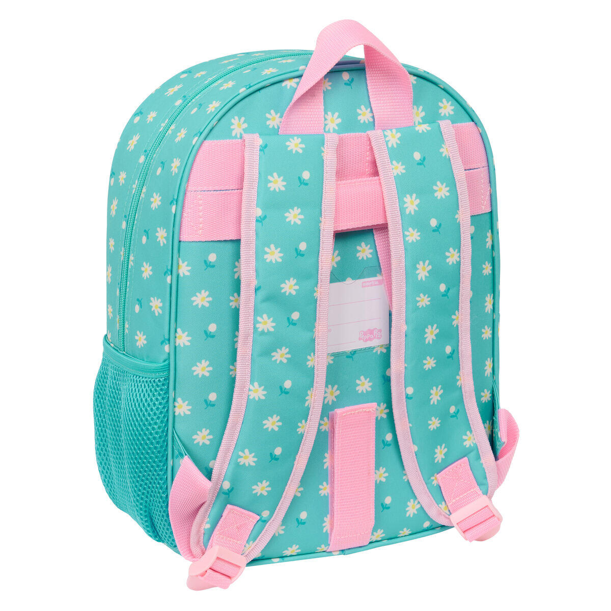 Mochila Escolar Peppa Pig Pretty flowers Amarelo 2/3