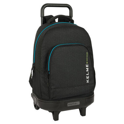 Mochila Escolar con Ruedas Kelme Iron Negro