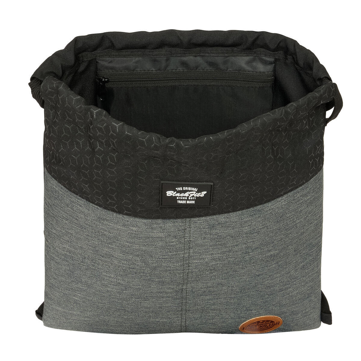 Saco Mochila com Cordas BlackFit8 Old school 4/4