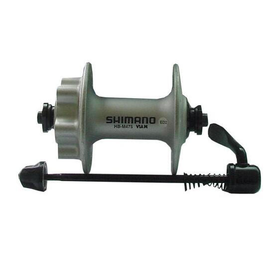 Moyeu avant SHIMANO HB-M475 6 trous, axe à serrage rapide