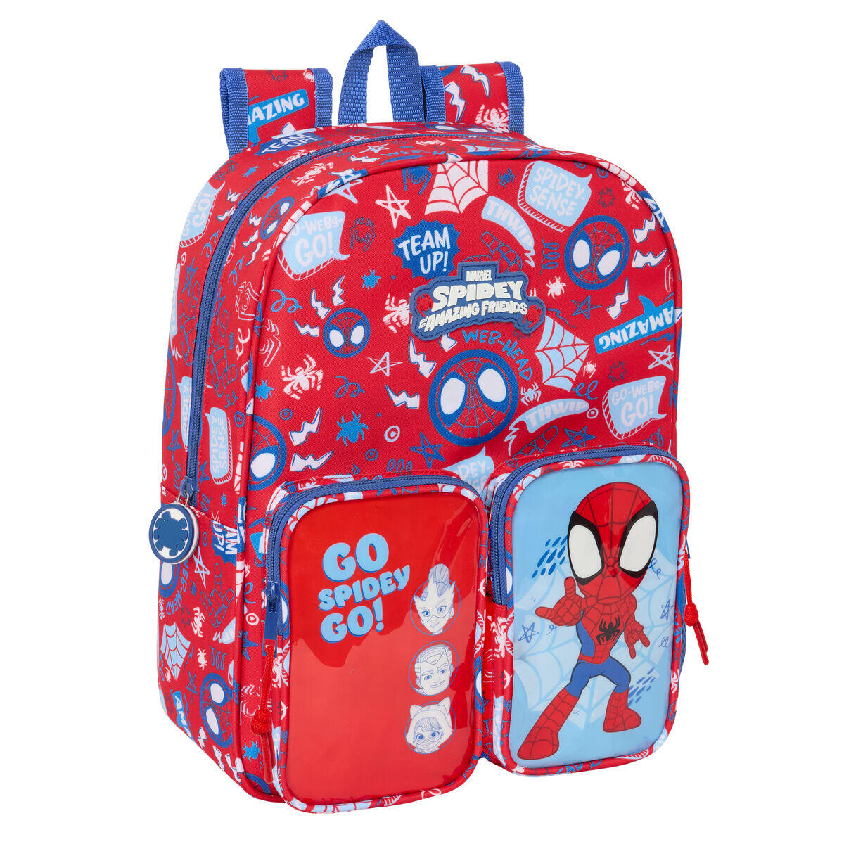 Cartable Spider-Man Rescue Bleu 1/3